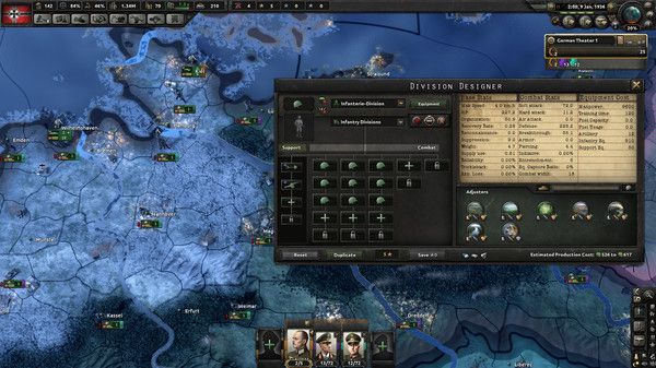 Hearts of Iron 4 Screen Shot 1, Download, PC Game