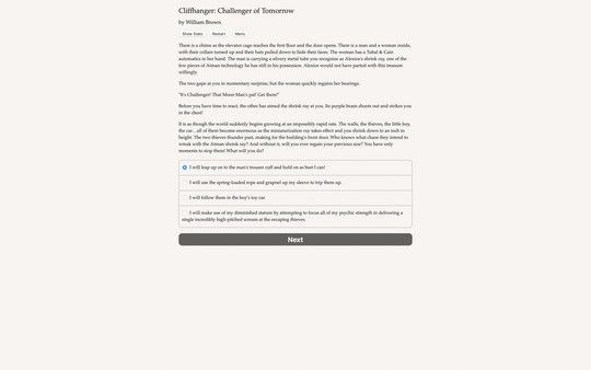 Cliffhanger Challenger of Tomorrow Screenshot 1 Free Download