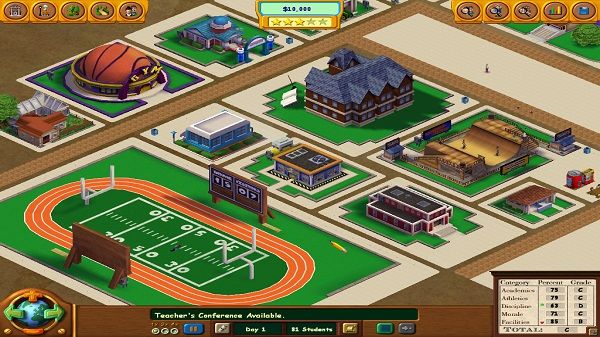 School Tycoon Screenshot 1, Download Game , For PC