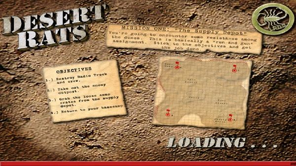 WWII Desert Rats Screenshot 2, Compressed game